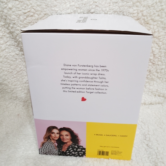 DVF for Target Arrow Geo Mug Drinkware Set with Saucers and Stand - Picture 8 of 8